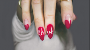 Best Nail Salon Bright Red manicure gel nail colors with nail art. Modern Wedding Dip Nail Spa Party services. Multiple Manicure Nail colors and gel with nail art tips. Dip nail lounge manicure services. Nail bar manicure services lots of nail polish color options.
